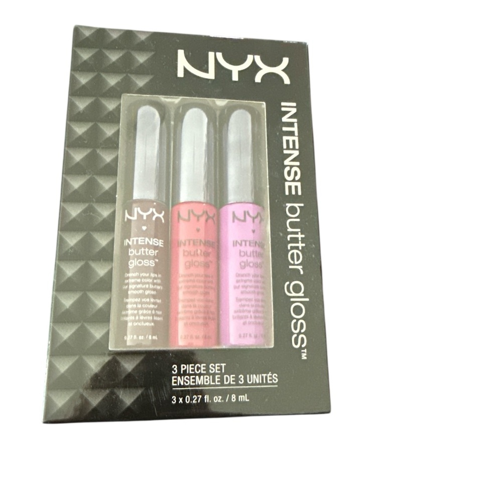 NYX Intense Butter Gloss Trio - Pink, Purple, Red